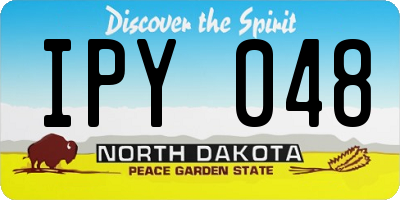 ND license plate IPY048