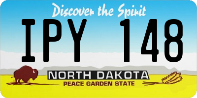 ND license plate IPY148