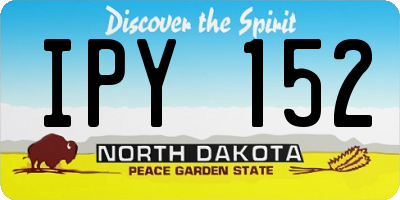 ND license plate IPY152