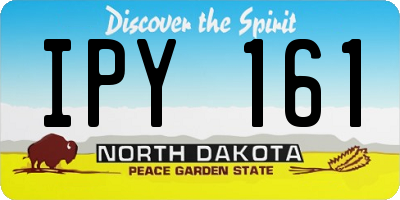 ND license plate IPY161