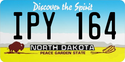 ND license plate IPY164
