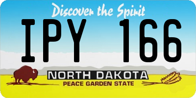 ND license plate IPY166