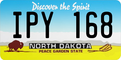 ND license plate IPY168
