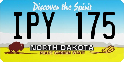 ND license plate IPY175