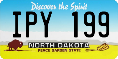 ND license plate IPY199