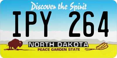ND license plate IPY264