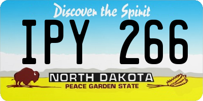 ND license plate IPY266