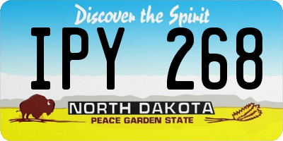 ND license plate IPY268