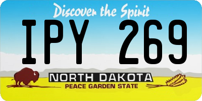 ND license plate IPY269