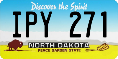 ND license plate IPY271