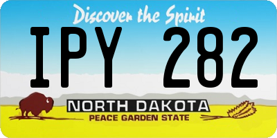 ND license plate IPY282
