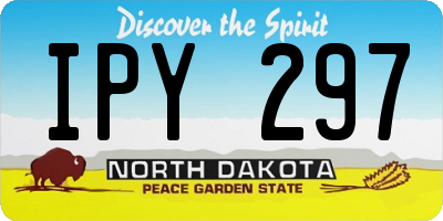 ND license plate IPY297