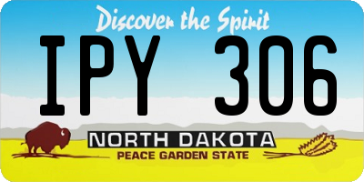 ND license plate IPY306