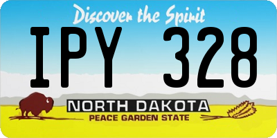ND license plate IPY328