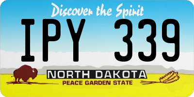 ND license plate IPY339