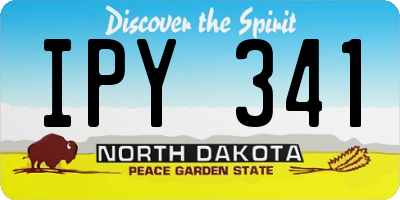 ND license plate IPY341