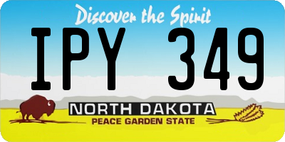 ND license plate IPY349