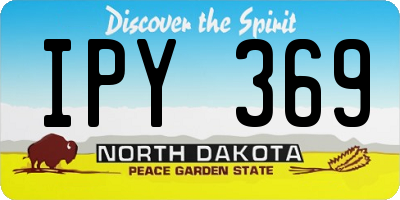 ND license plate IPY369