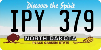 ND license plate IPY379