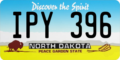 ND license plate IPY396