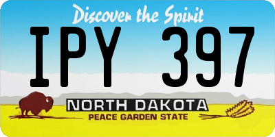 ND license plate IPY397