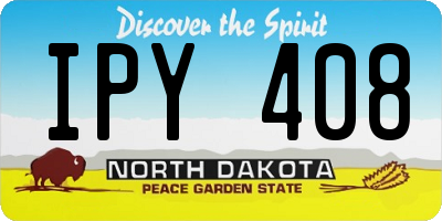 ND license plate IPY408