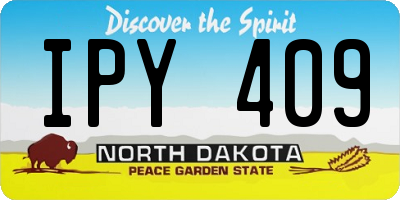 ND license plate IPY409