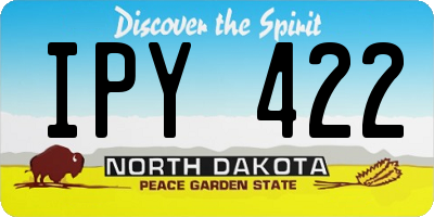 ND license plate IPY422