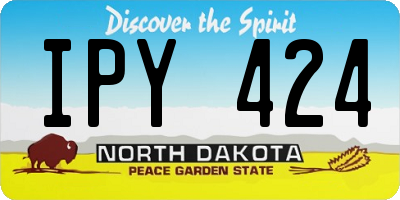 ND license plate IPY424