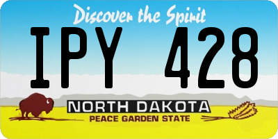 ND license plate IPY428