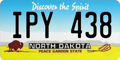 ND license plate IPY438