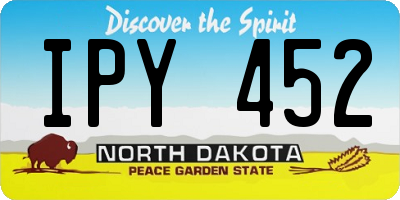 ND license plate IPY452