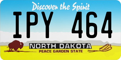 ND license plate IPY464