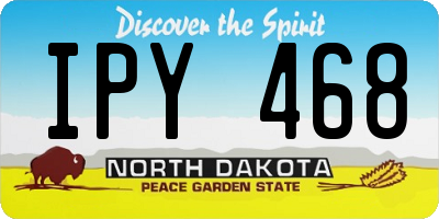 ND license plate IPY468