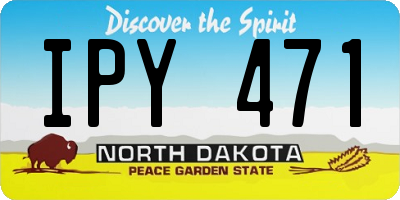 ND license plate IPY471