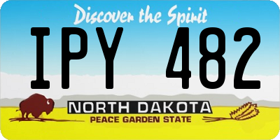 ND license plate IPY482