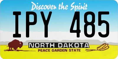 ND license plate IPY485