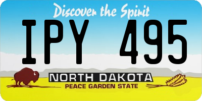 ND license plate IPY495