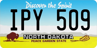 ND license plate IPY509