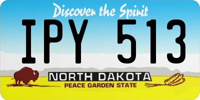 ND license plate IPY513