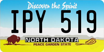 ND license plate IPY519
