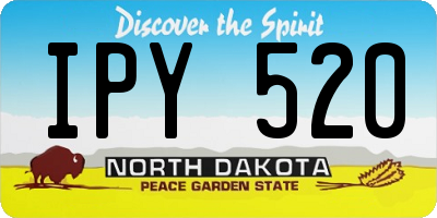 ND license plate IPY520