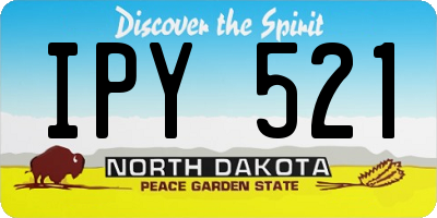 ND license plate IPY521