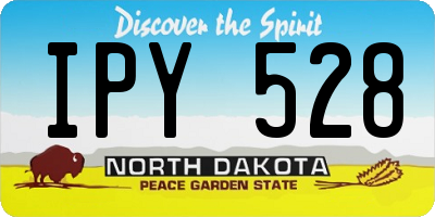 ND license plate IPY528