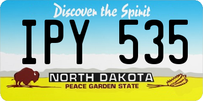 ND license plate IPY535