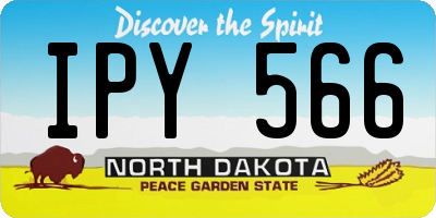 ND license plate IPY566