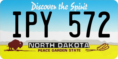 ND license plate IPY572
