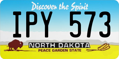 ND license plate IPY573
