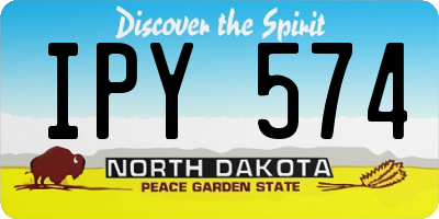 ND license plate IPY574