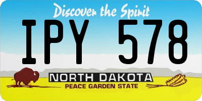 ND license plate IPY578